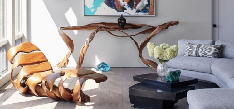 Marc Fish’s pieces featured in Architectural Digest