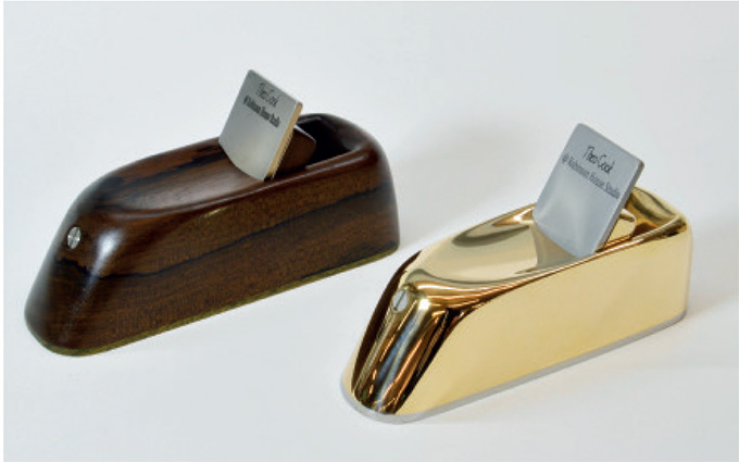 Two of Theo’s unusual but highly-ergonomic scraper planes