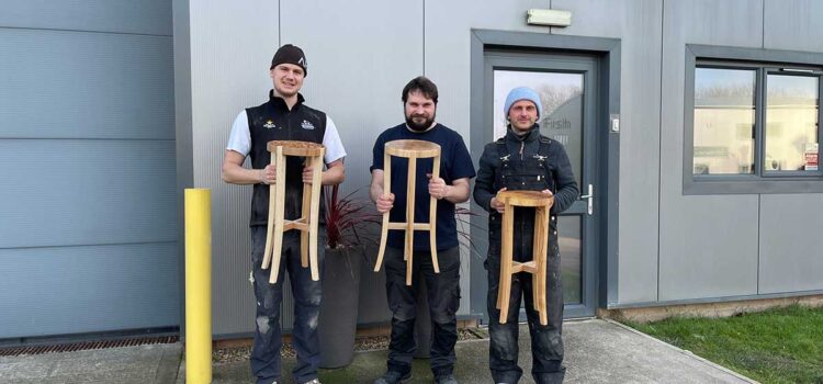 Stool Making Week at RHS. Theo Cook Fine Furniture Tutor