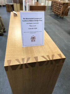 Theo Cook's award winning console table